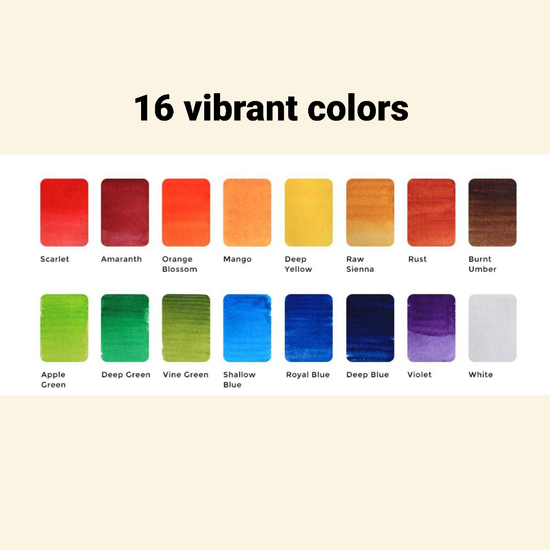 Cork Watercolor Palette