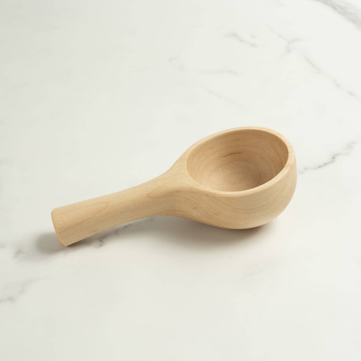 Large Maple Wood Scoop