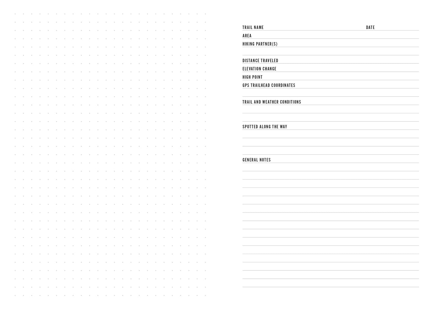 Trail Notes