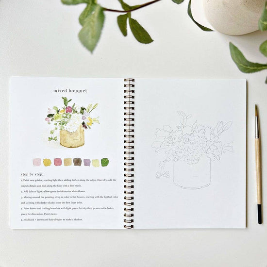 Load image into Gallery viewer, Watercolor Workbook: Bouquets
