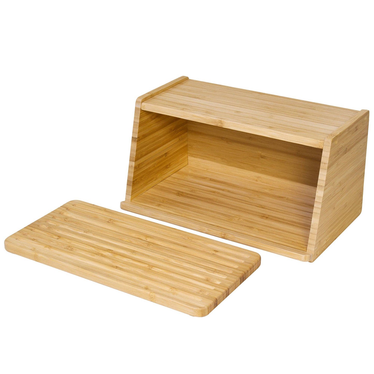 Crumb Catcher Bread Box with Removable Cutting Board Door
