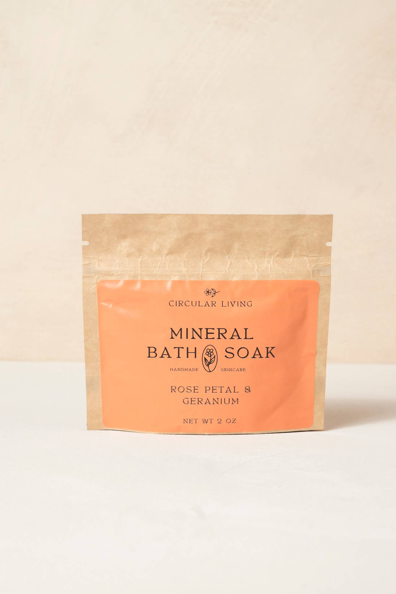 Mineral Bath Soak Sachet | Rose Petal & Geranium