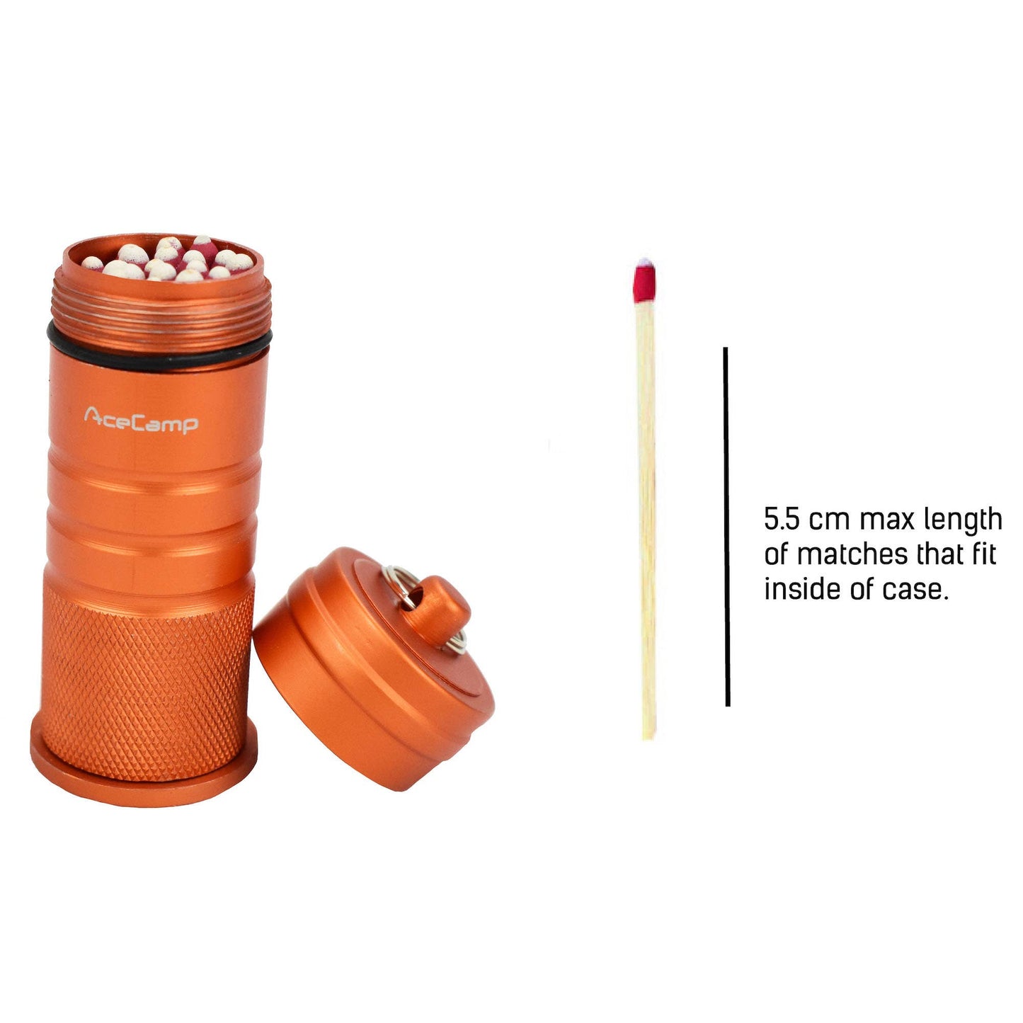 Orange Waterproof Matchbox
