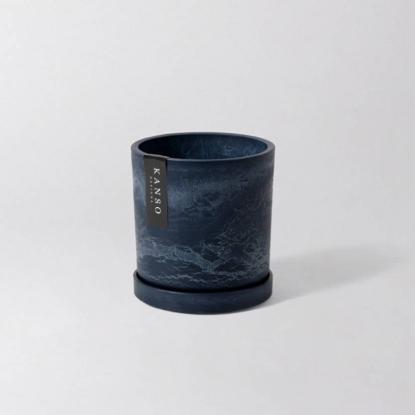 4" Recycled Planter & Saucer