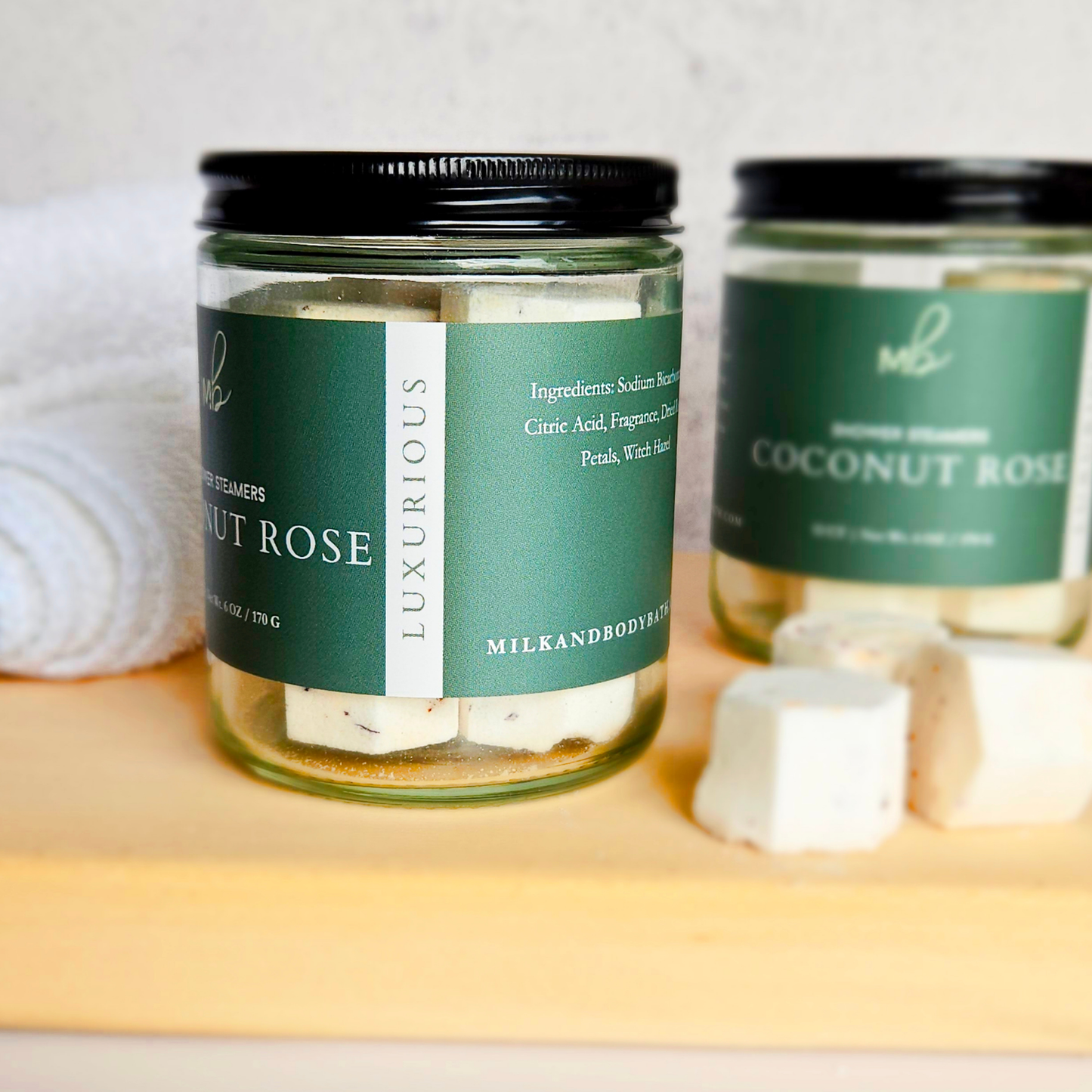 Milk + Body - Mini Shower Steamers 12ct: Peppermint Eucalyptus