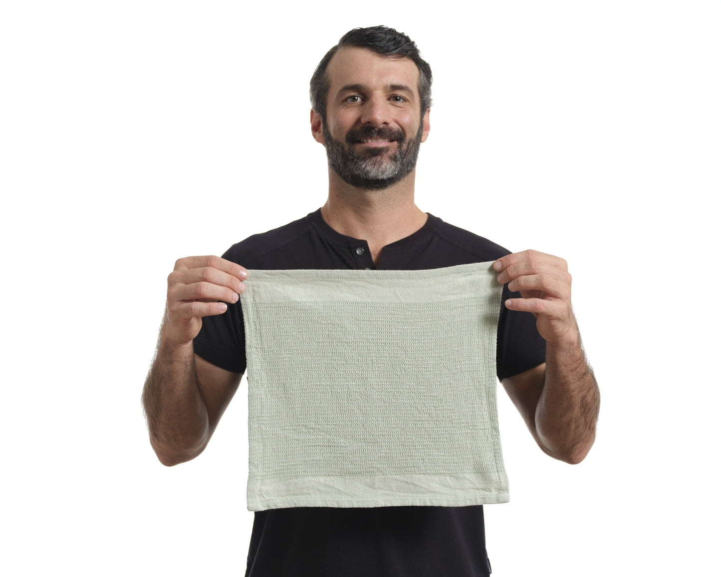 Sage Green Wash Cloths - Set of 8