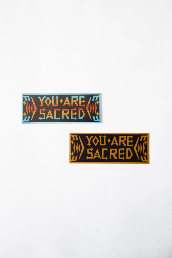 Thunder Voice Hat Co. - 'You Are Sacred' Sticker