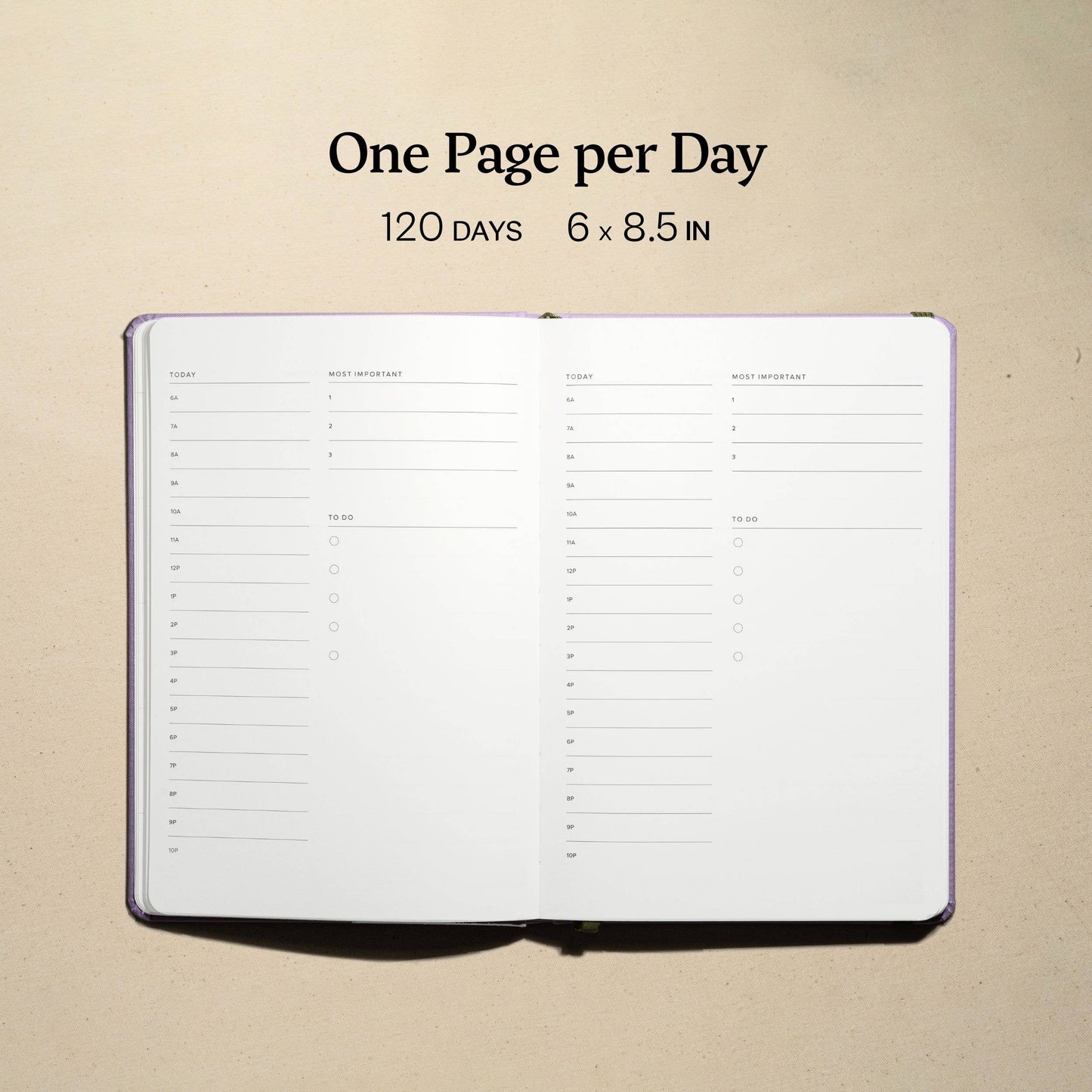 Undated Daily Planner