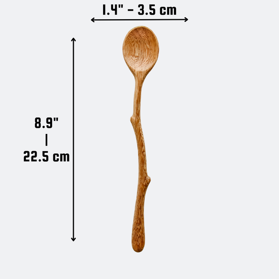 194 Craft House - Hand Carved Branch Wooden Spoon