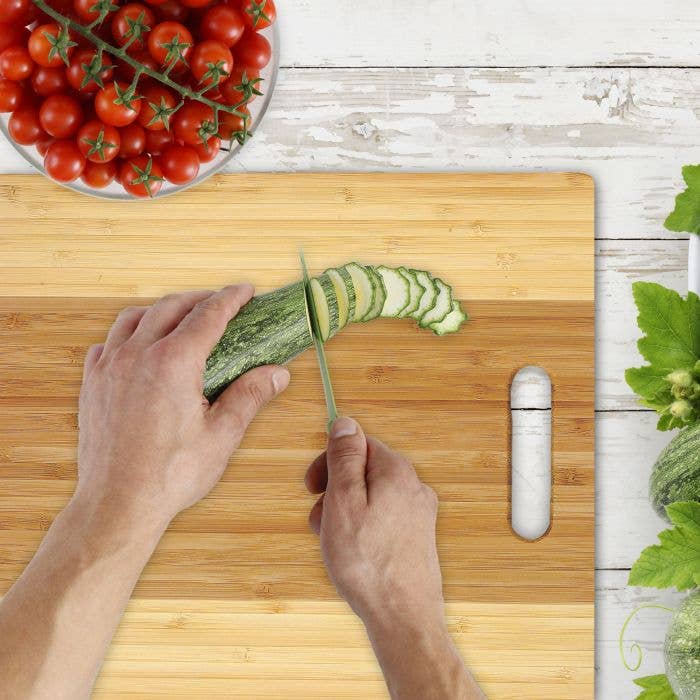 Two-Tone Bamboo Cutting Board