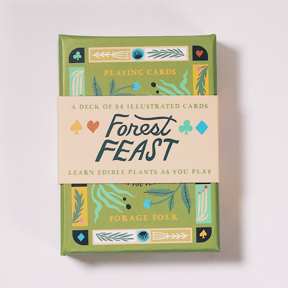 Forest Feast Edible Plant Card Deck by Forage Folk