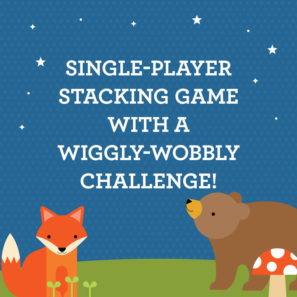 Woodland Wobble Stacking Game