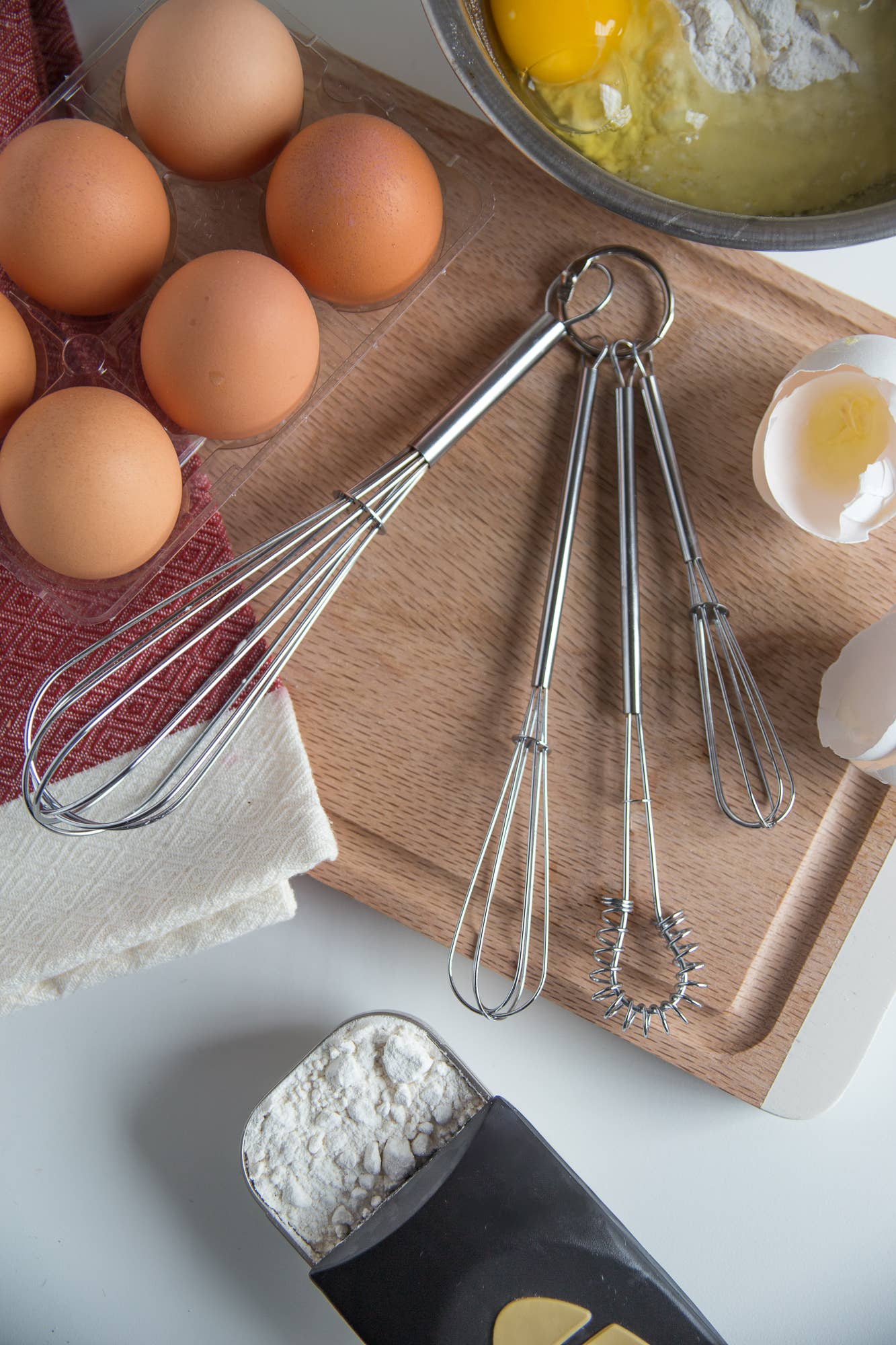 Mini Whisks: Set of 4