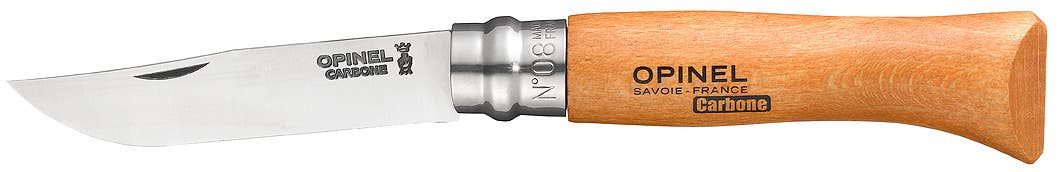 No.08 Carbon Steel Folding Pocket Knife by Opinel