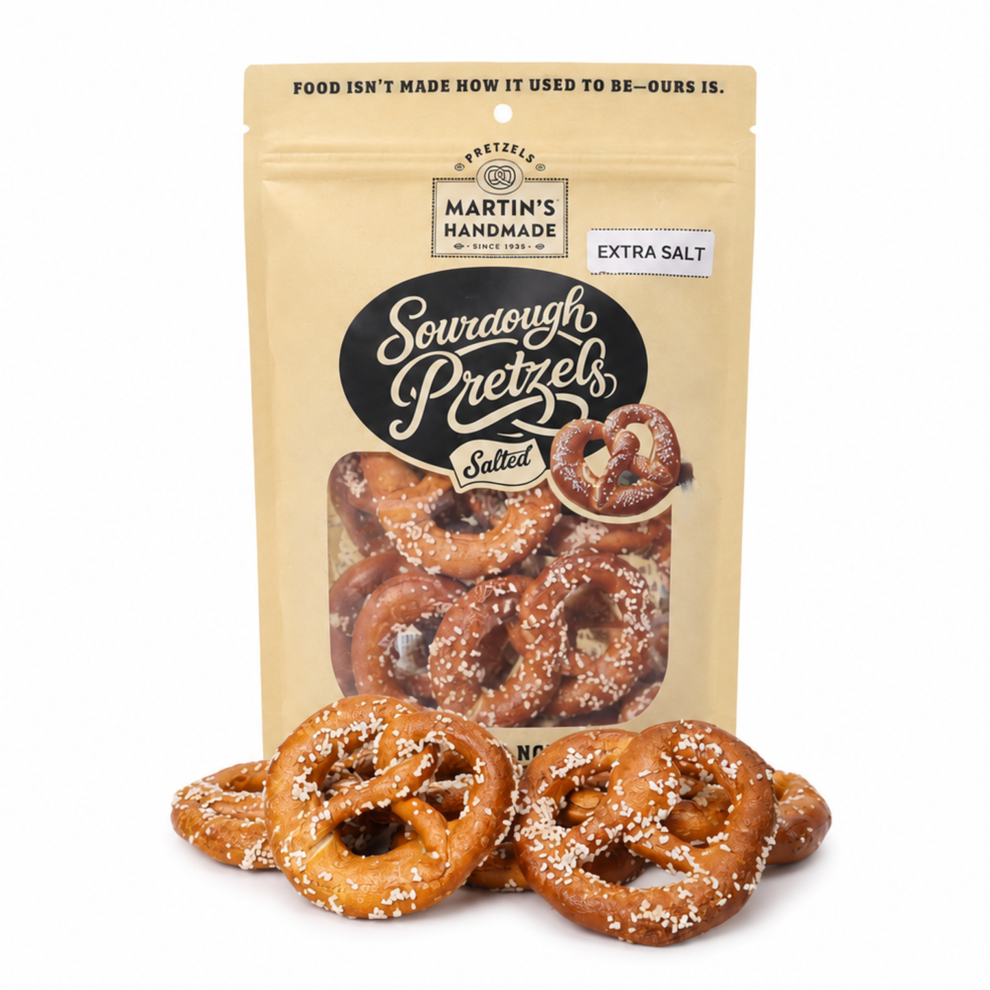 Salted Sourdough Pretzels
