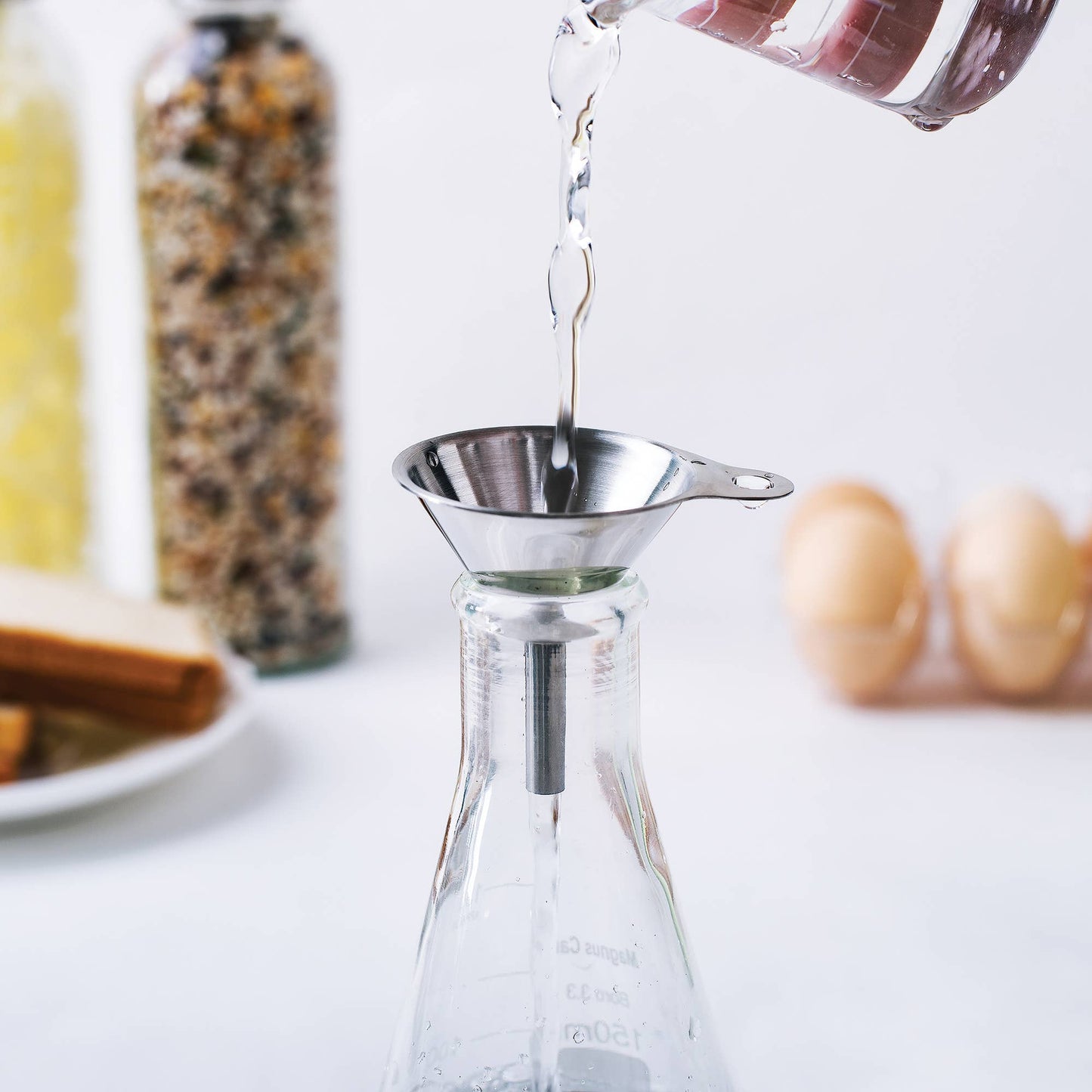 Stainless Steel Funnel | Set of 3