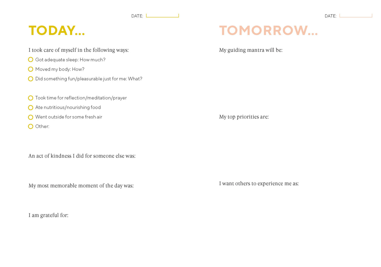 Calm the Chaos Journal