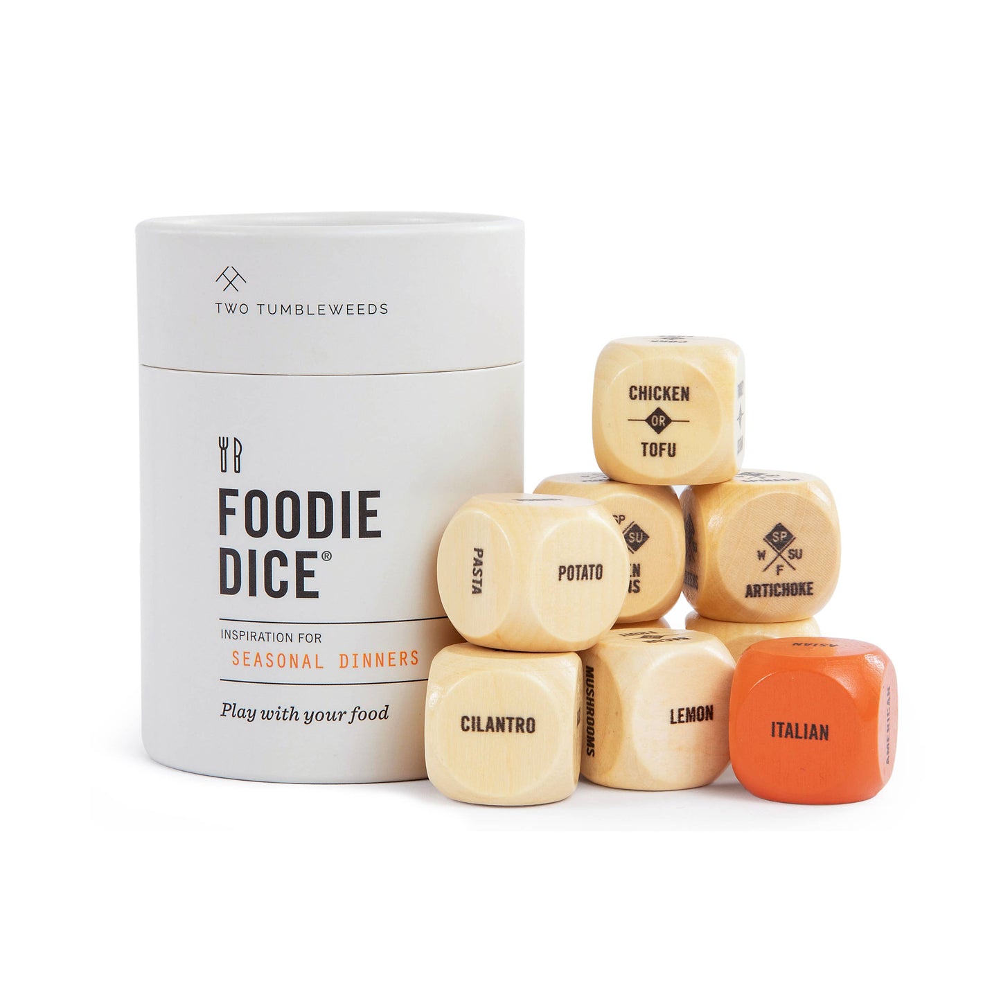Foodie Dice | Inspiration for Seasonal Dinners