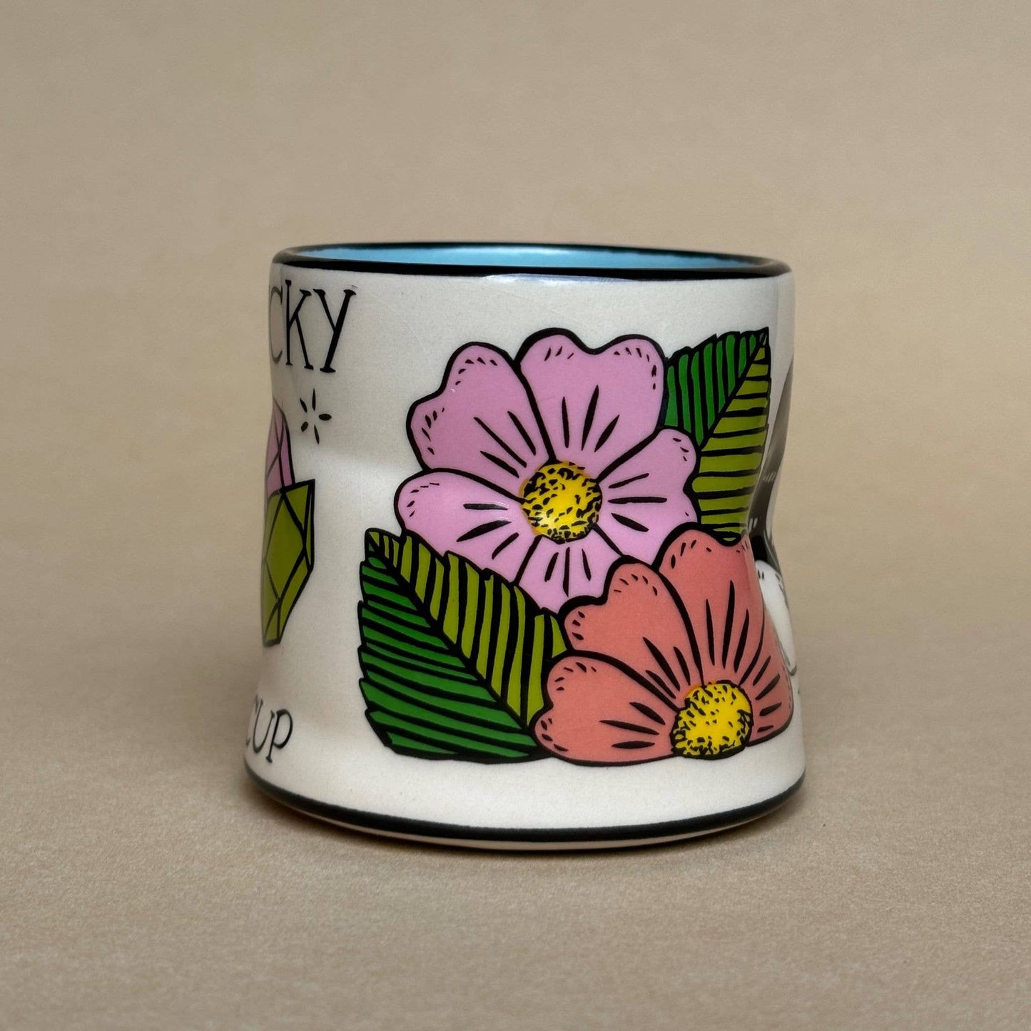 Lucky Loon Ceramic Mug/Cup Medium by The Bowl Maker