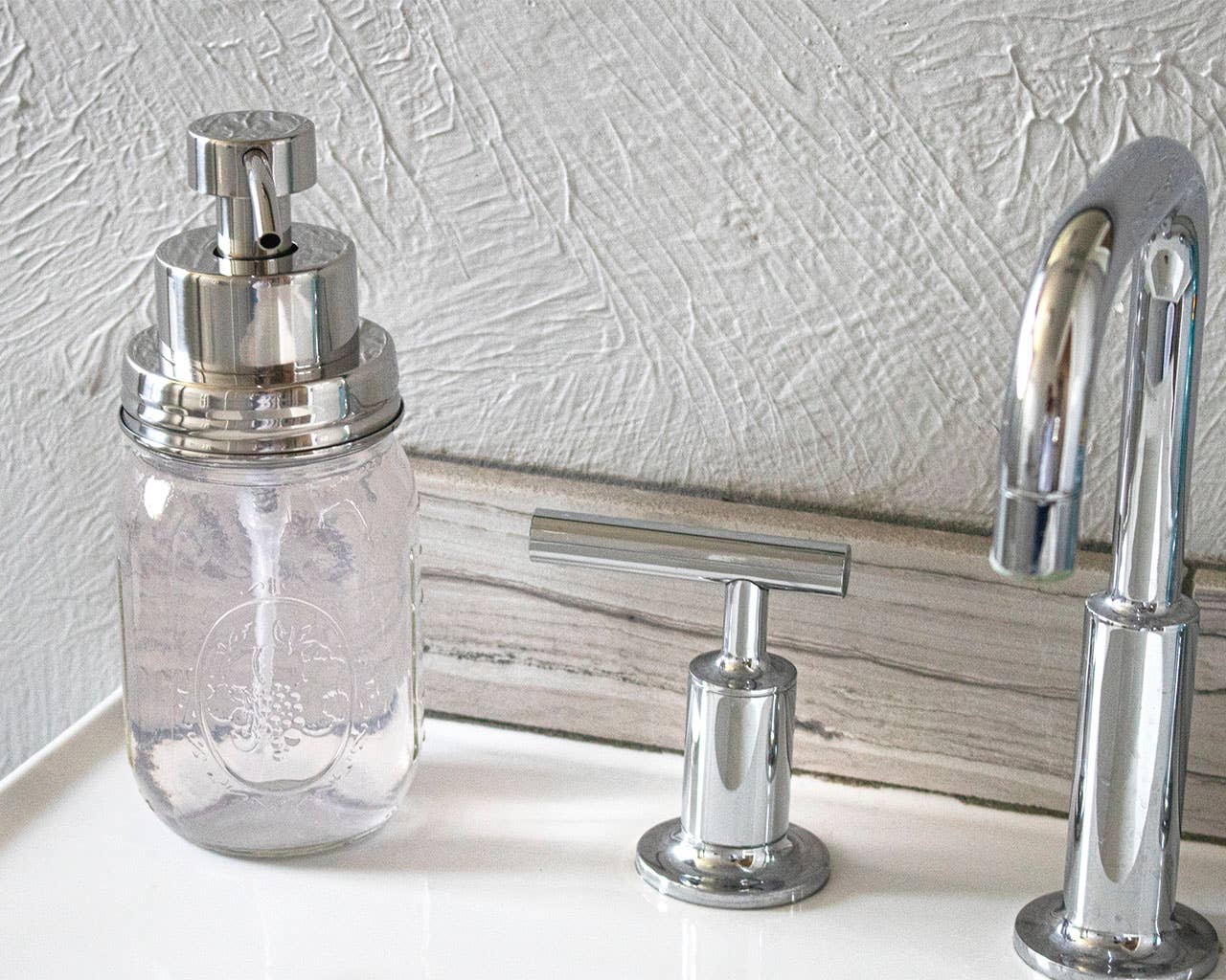 Foaming Soap Pump Regular Mouth: Satin