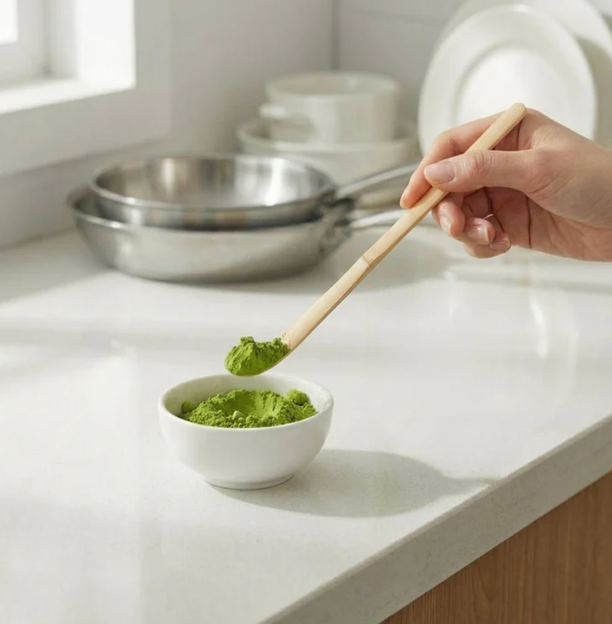 Bamboo Matcha Spoon Scraper