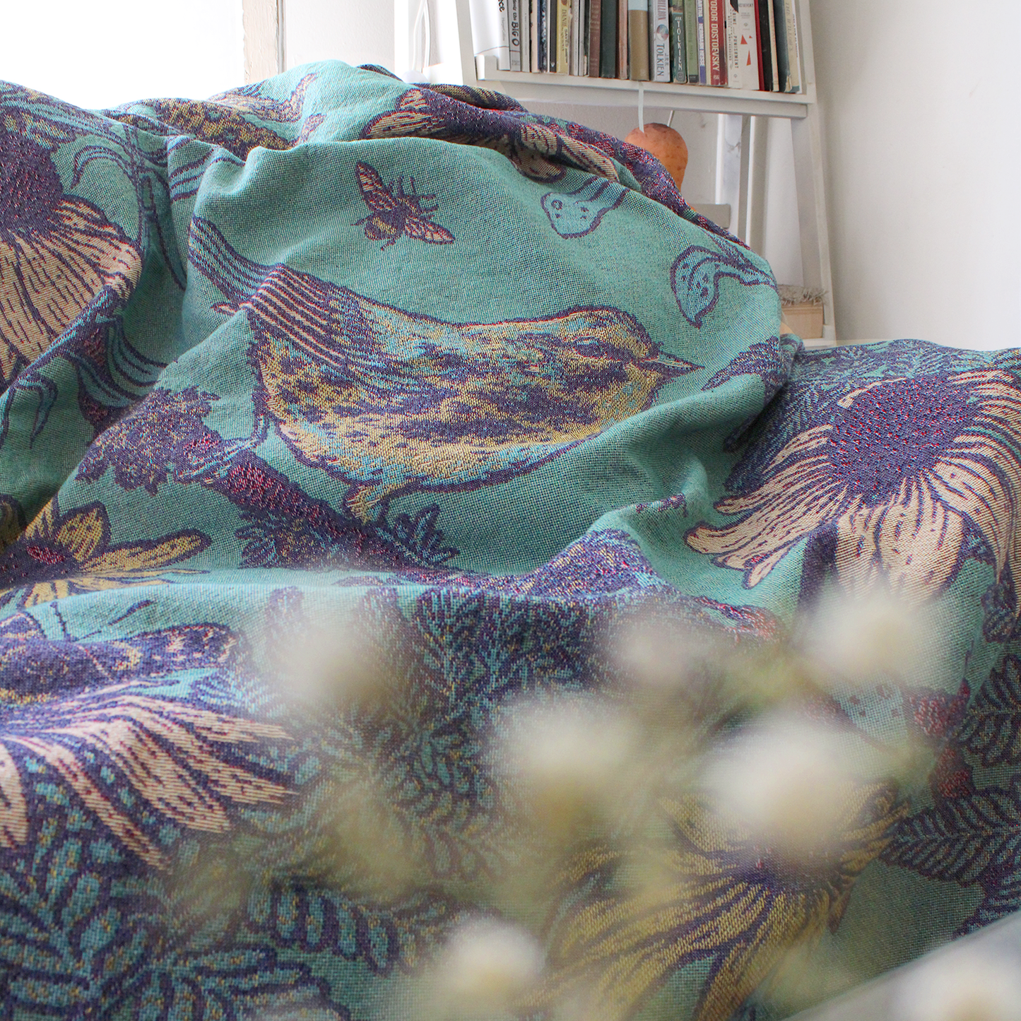 Woven Blanket Tapestry: Prairie