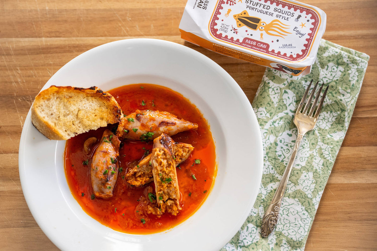 Stuffed Squid 'Portuguese Style' by Miss Can