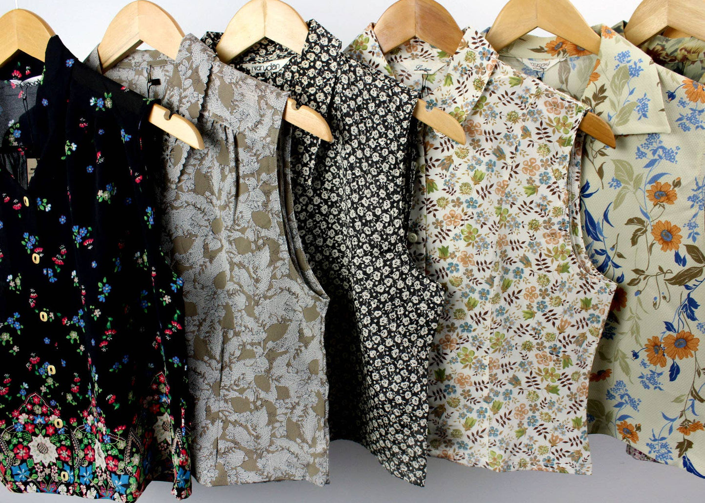 Reworked Vintage Sleeveless Button Up