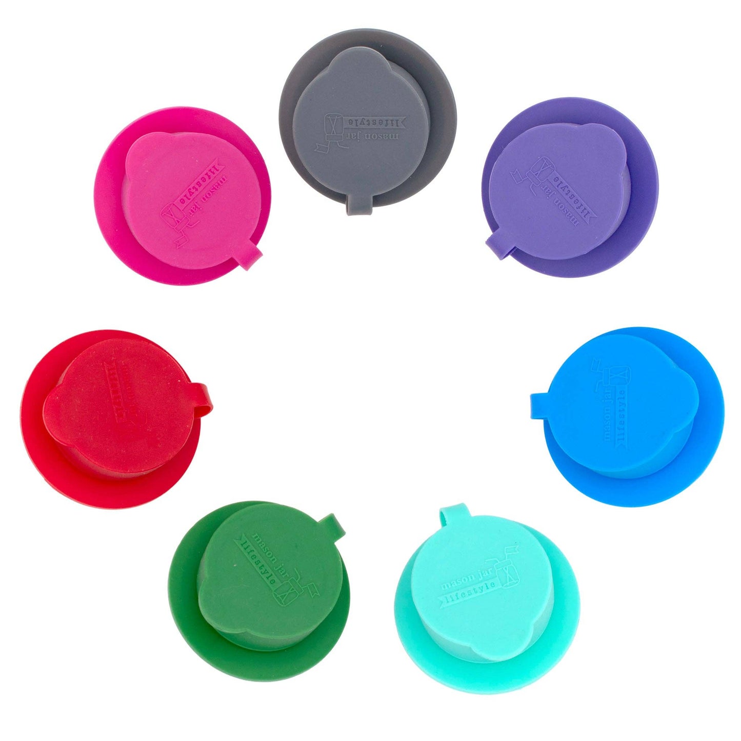 Pop-Up Sippy Straw Lids for Mason Jars | Regular Mouth