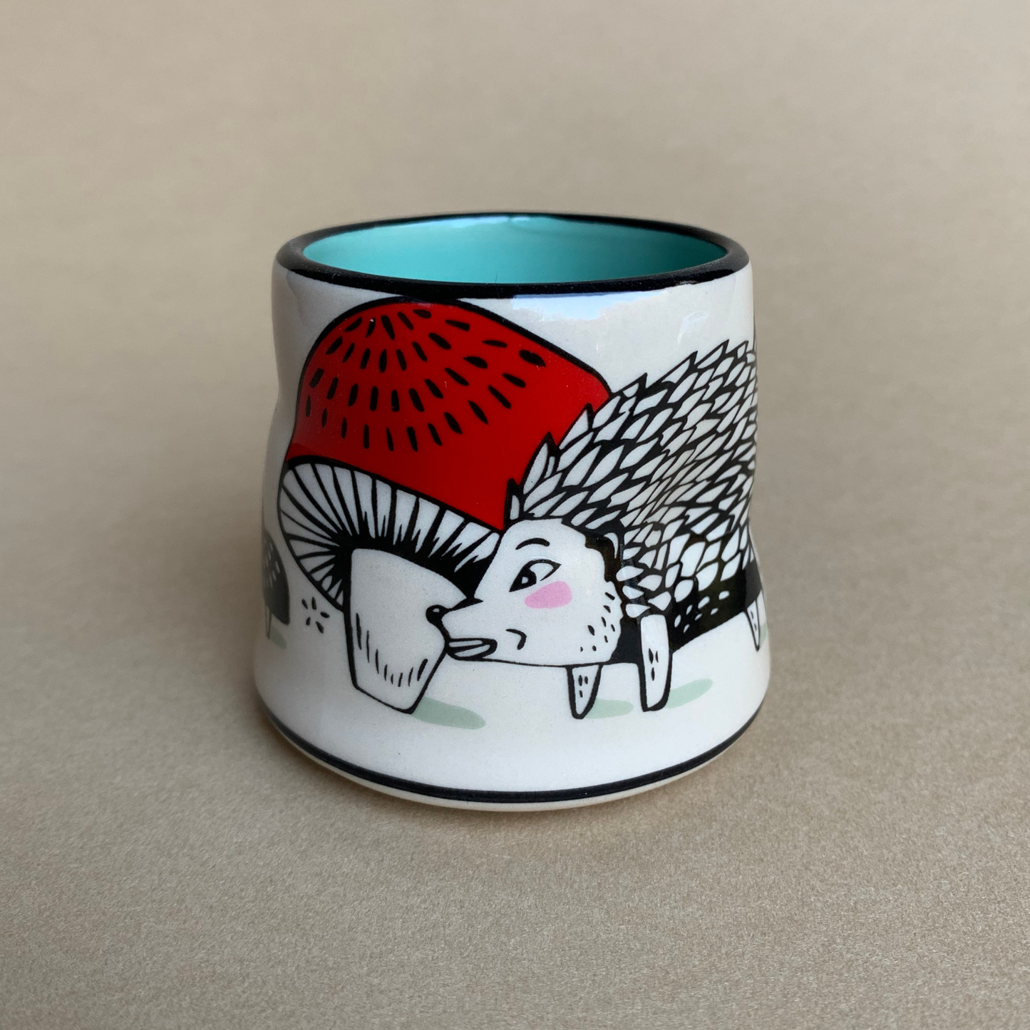 Hedgehog Ceramic Mug/Cup Small by The Bowl Maker