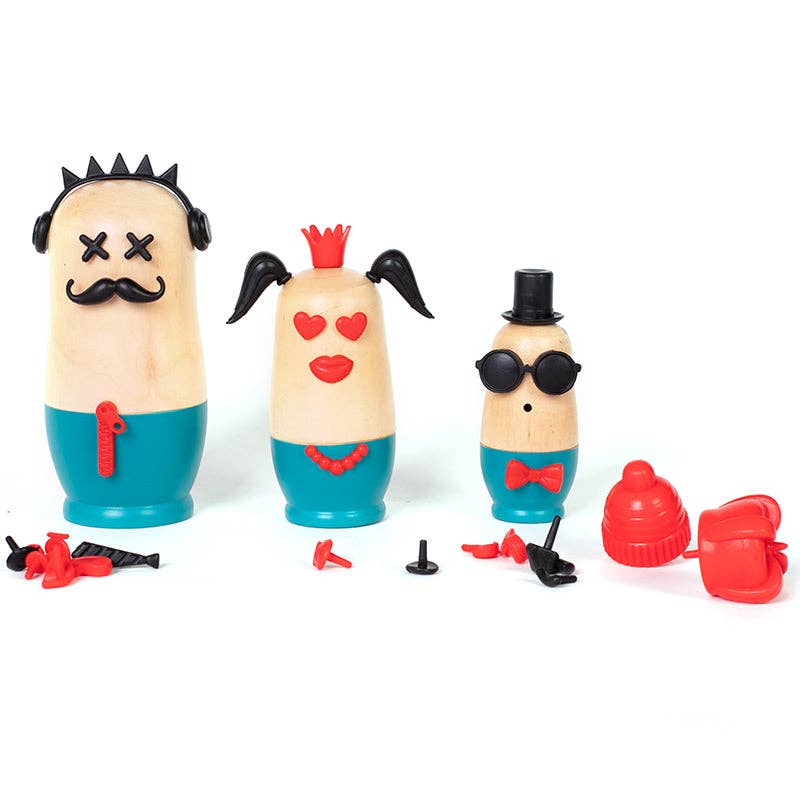 My 3 Yoshka Wooden Playset