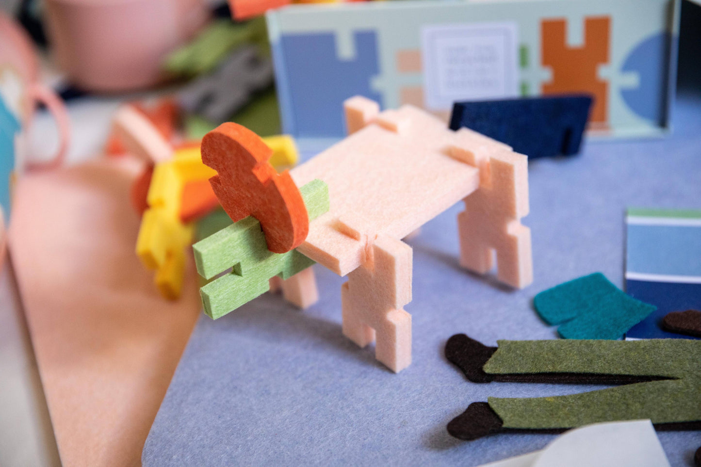 Lowercase Toys -  Recycled Interlocking Blocks: Architectural Set