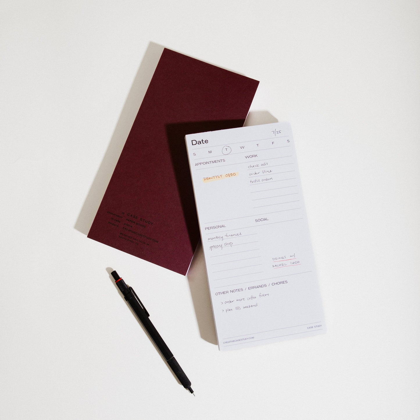 Daily Task Notepad Planner