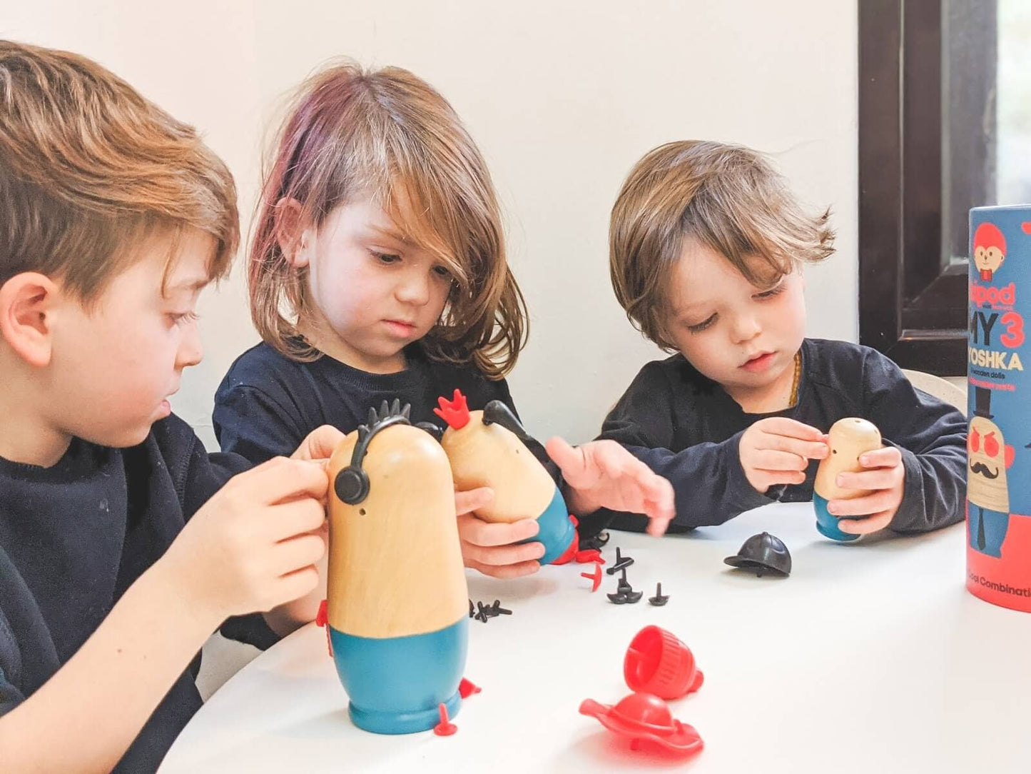 My 3 Yoshka Wooden Playset