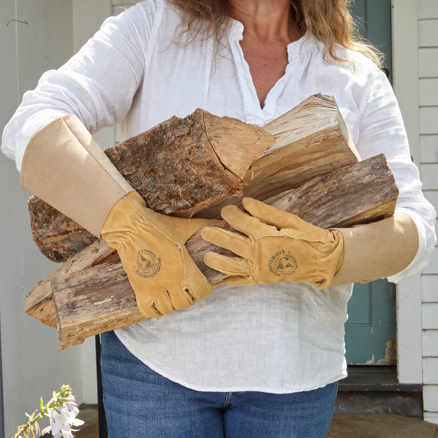 Leather Gauntlet Gloves