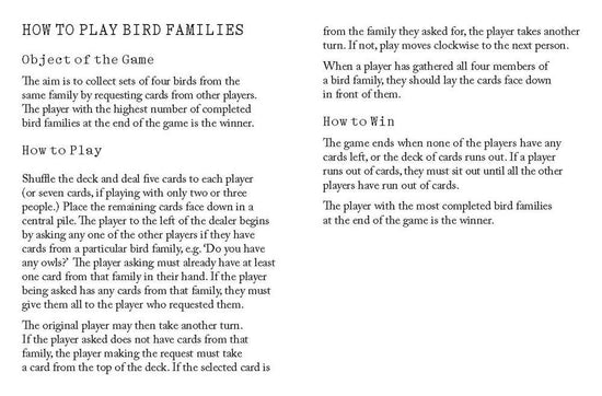 Bird Families