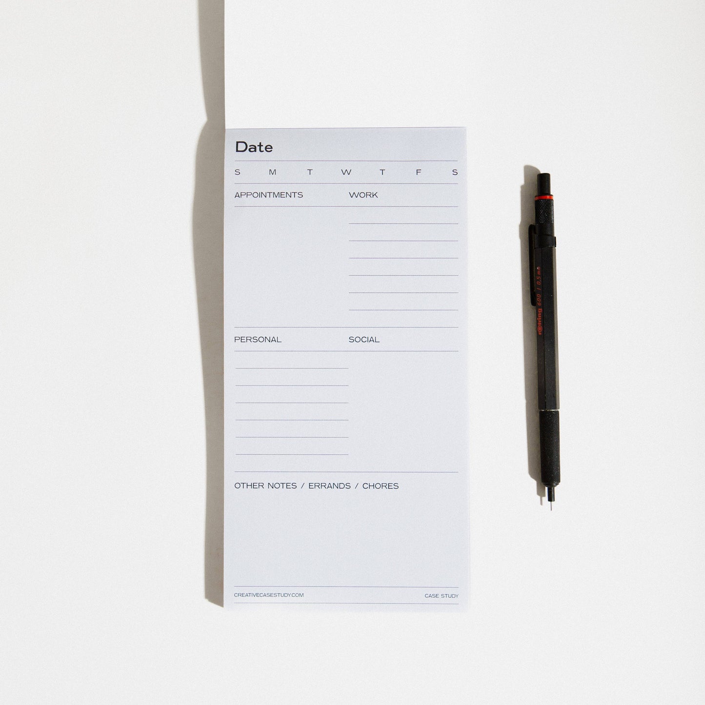 Daily Task Notepad Planner