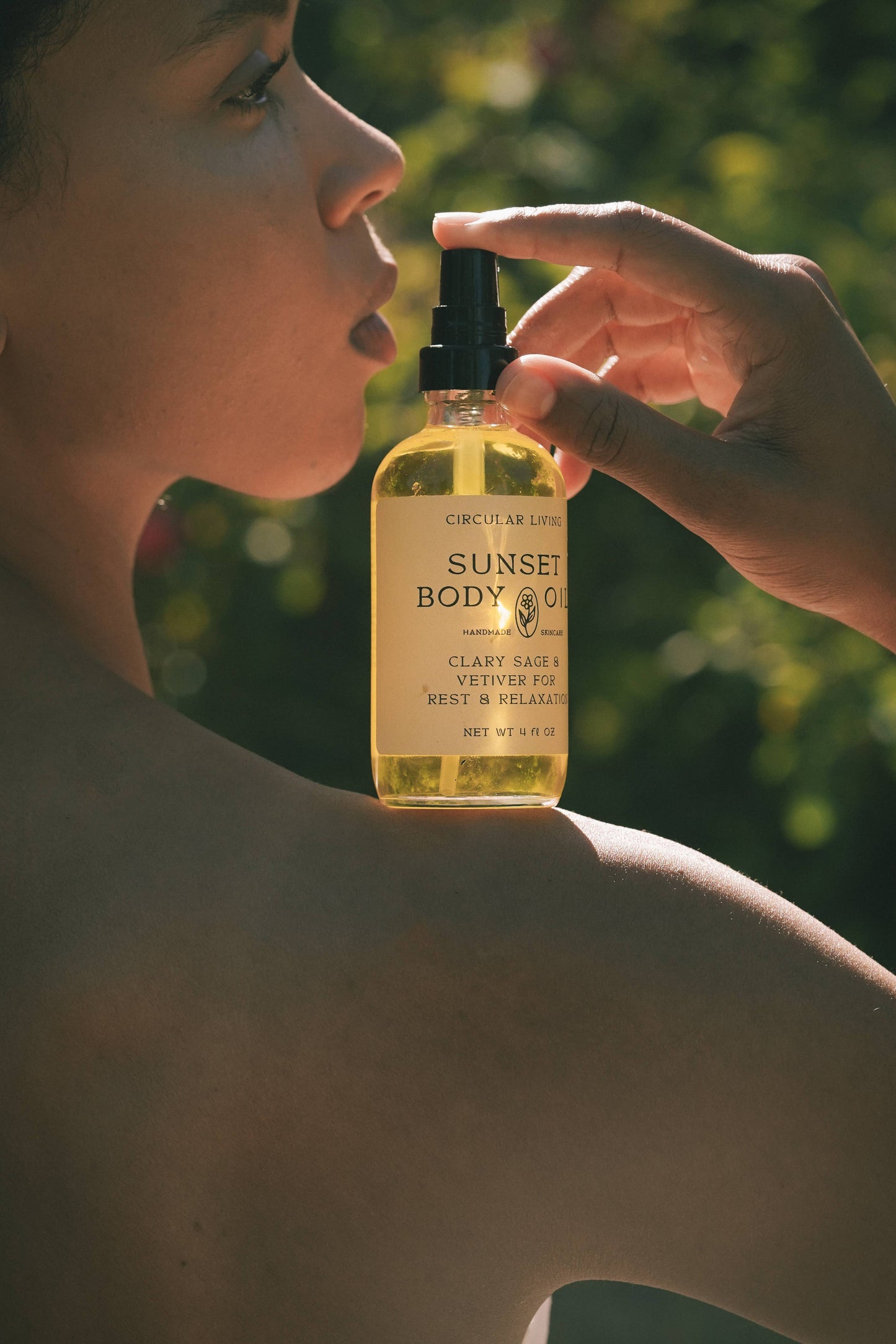 Sunset Body Oil | Clary Sage & Vetiver | 4oz