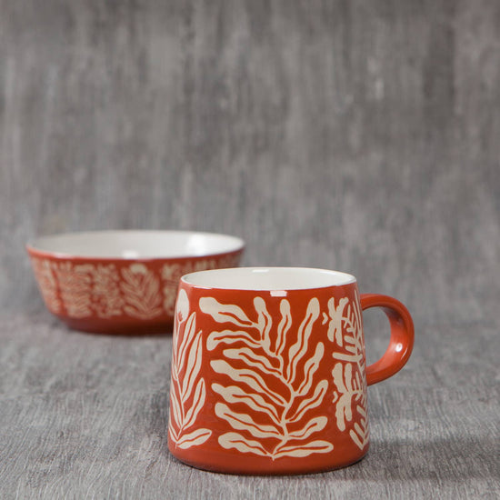 Entwine Imprint Stoneware Mug
