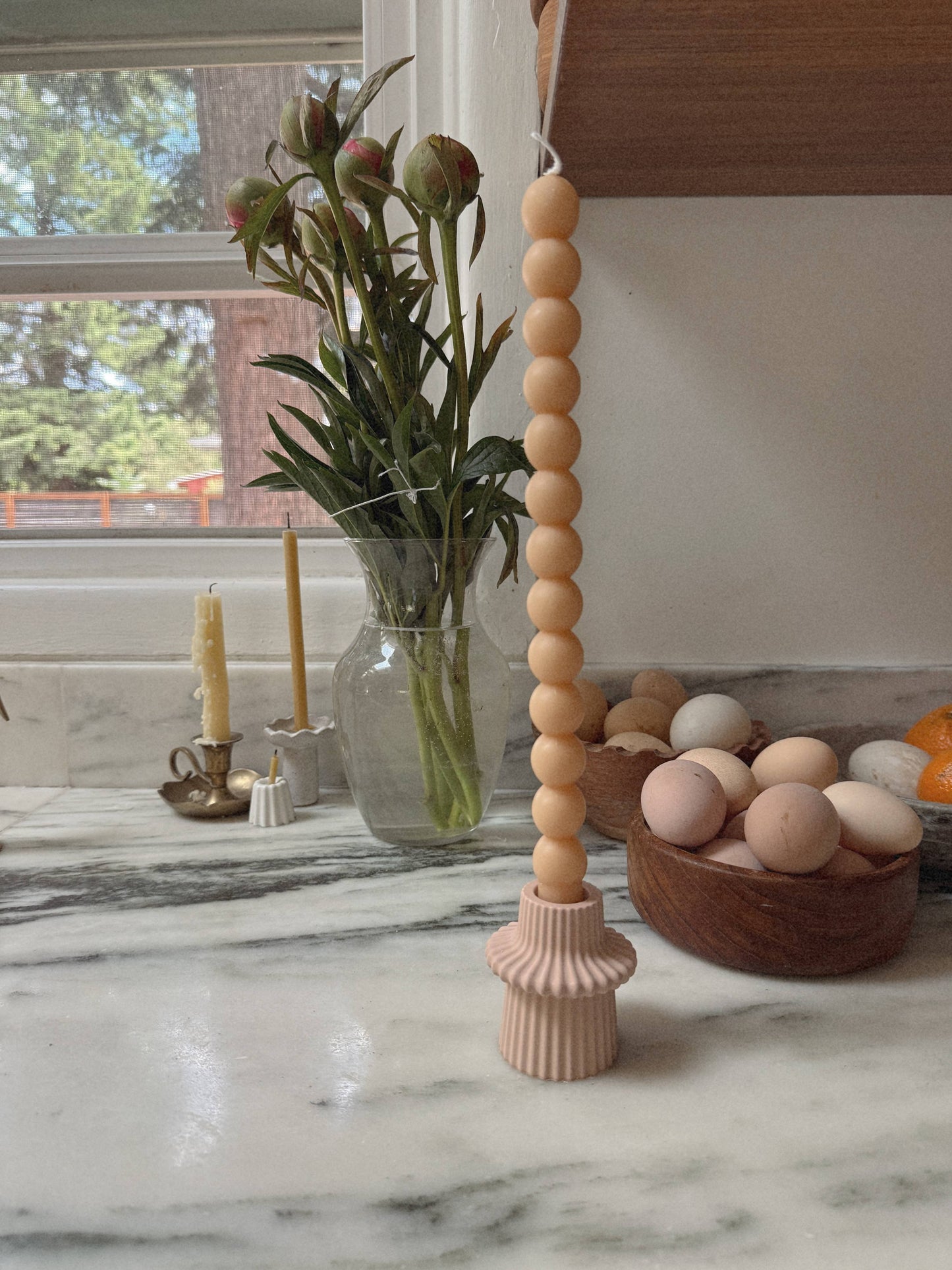 Fluted Taper Candle Holders