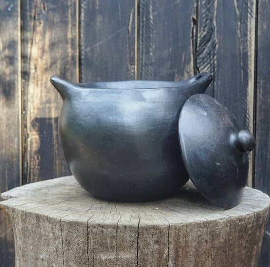 Handcrafted Unglazed Clay Soup Pot | 5 Liter