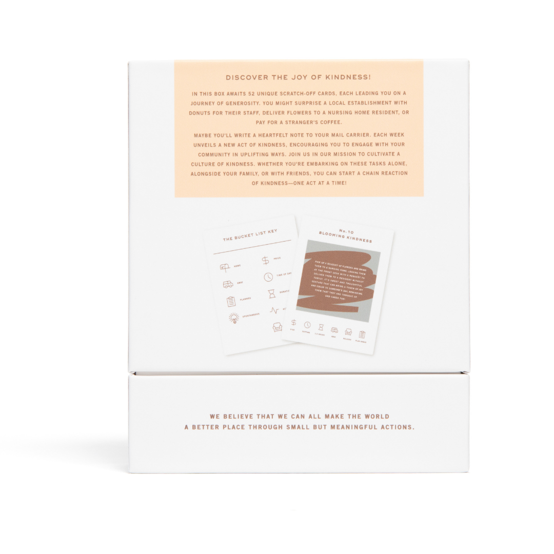 Kindness Bucket List