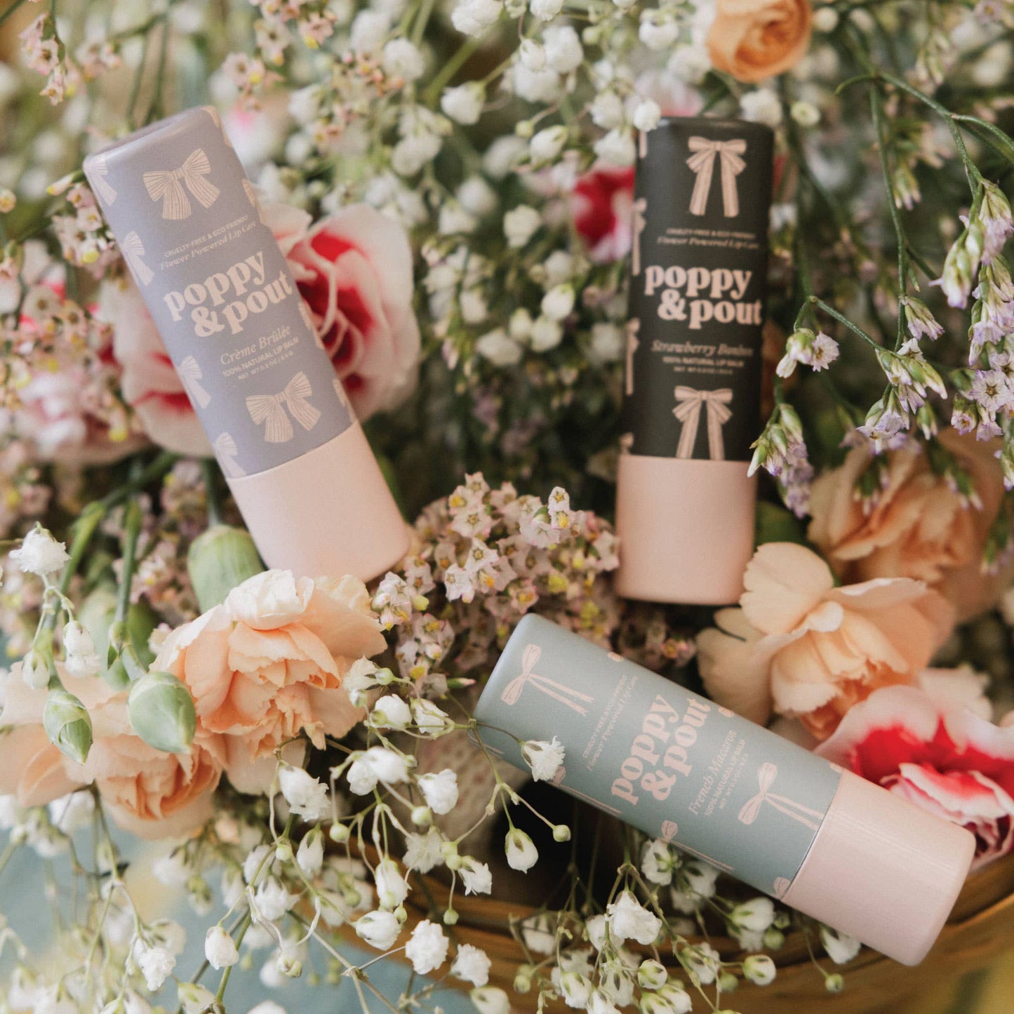 Poppy & Pout Lip Balm Trio