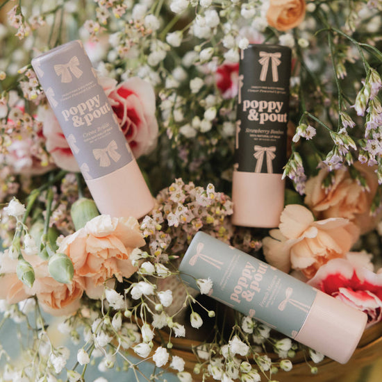 Poppy & Pout Lip Balm Trio