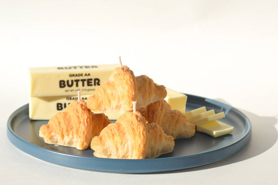 Croissant Candle by Glow Worm Goods