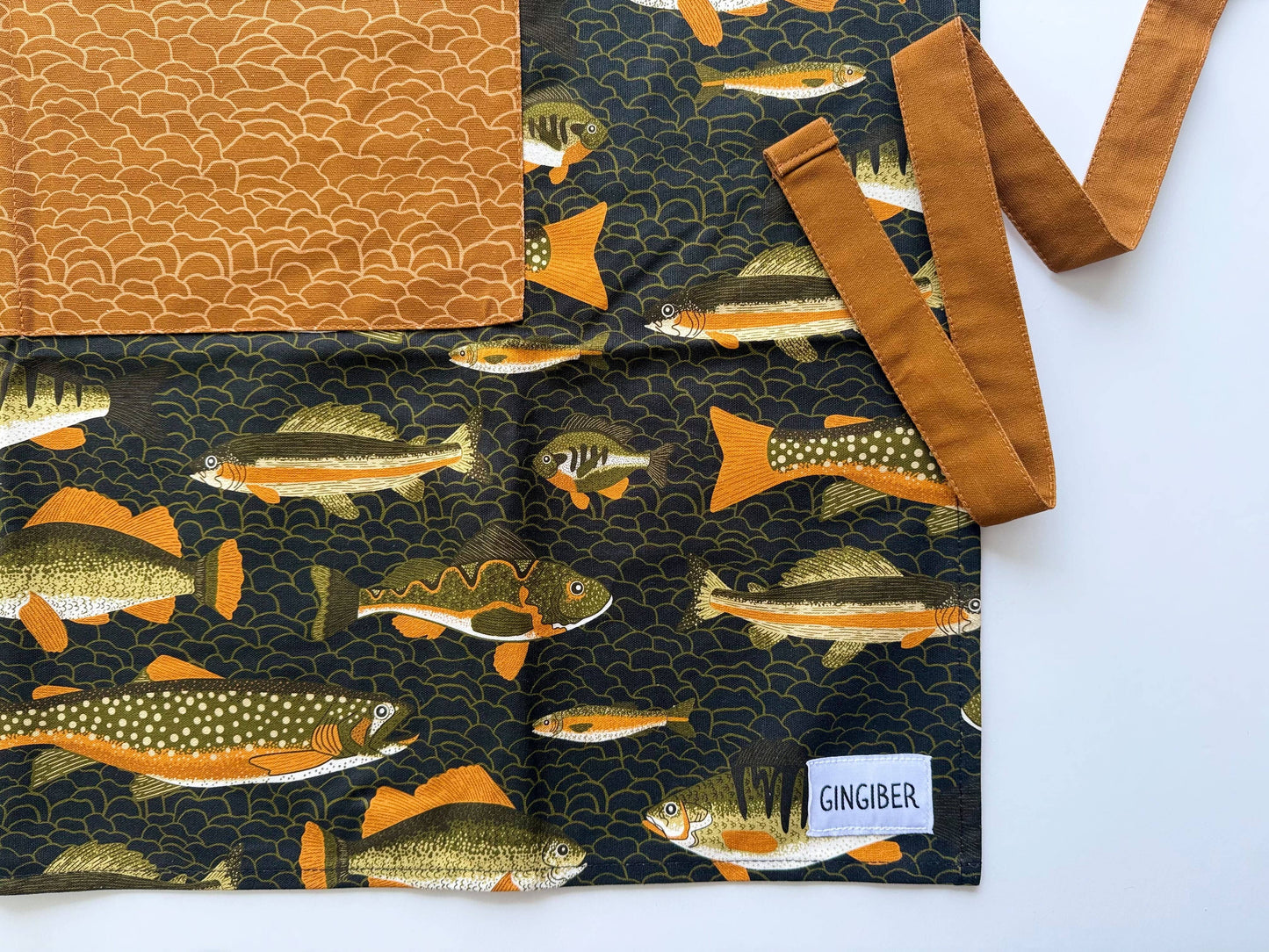 Coastal Fishing Kitchen Apron