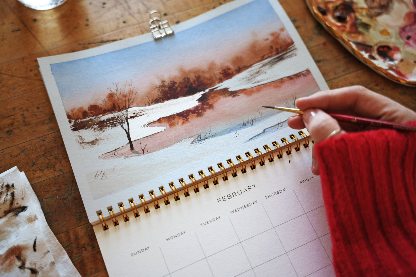 Watercolor Calendar