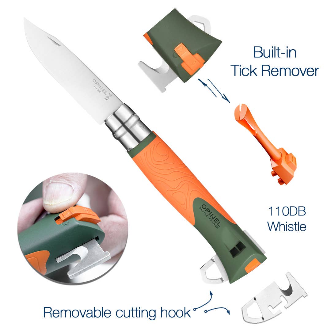 No.12 Explore Folding Knife with Tick Remover Tool