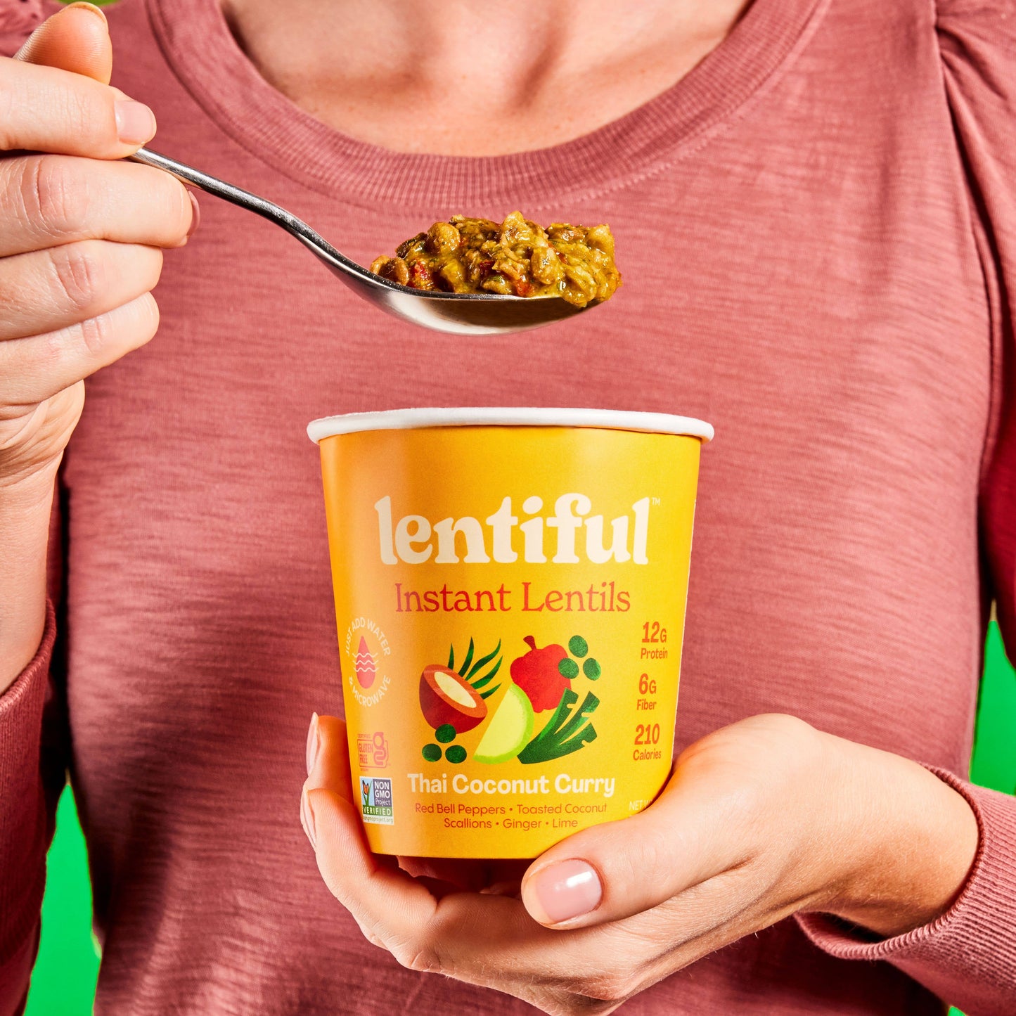 Instant Lentils | Thai Coconut Curry