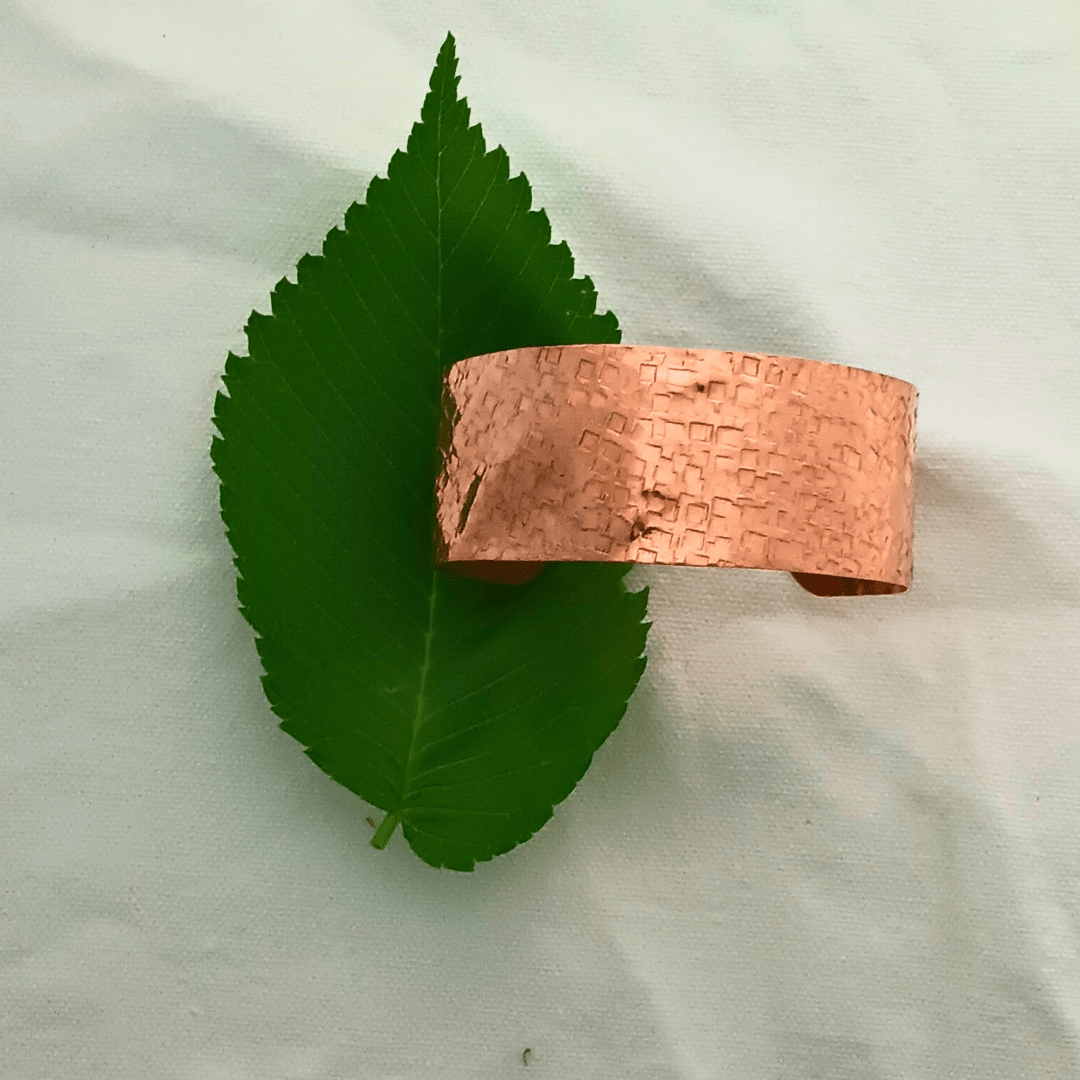Copper Pebble Cuff